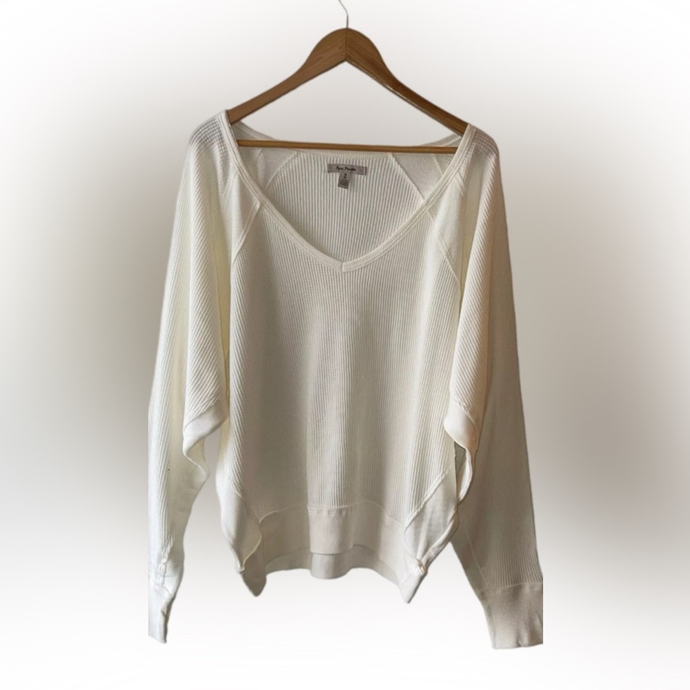 Free People M Santa Clara Thermal Dolman Sleeve Gorpcore Lagenlook Top -New